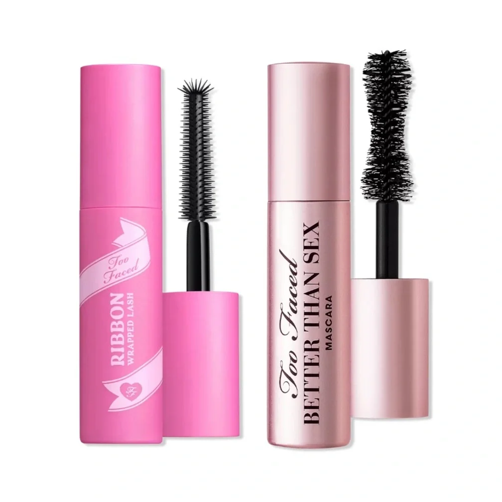 🐼 3/$25 NWT Too Faced Mascara Duo - Ribbon Wrapped & Better Than Sex